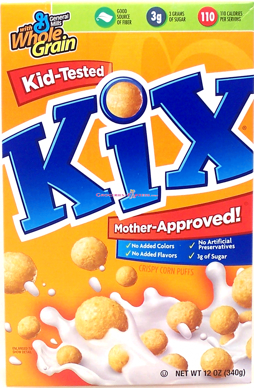 General Mills Kix cripsy corn puffs Full-Size Picture